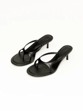 Peche Sissy Sandals in Black